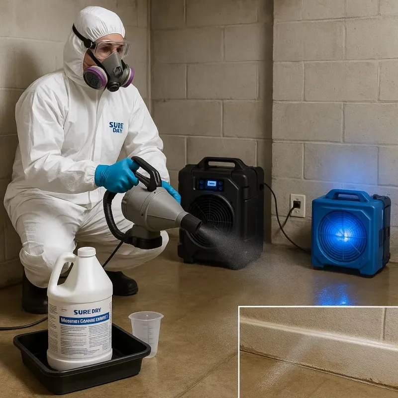 Sanitization and Odor Removal process in Irwindale, CA